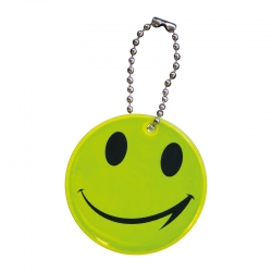 Breloc reflectorizant Smiley Face