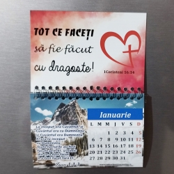 Calendar magnetic 2025,Facut cu dragoste