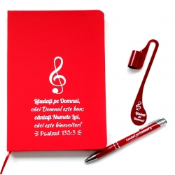 Set cadou rosu,  Laudati pe Domnul!